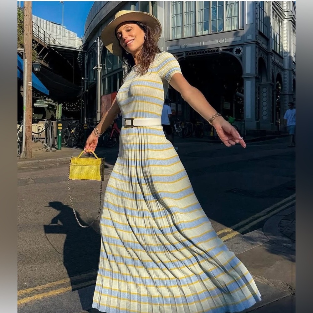 RAG & BONE
Eloise Pleated A-Line Maxi Sweater Dress